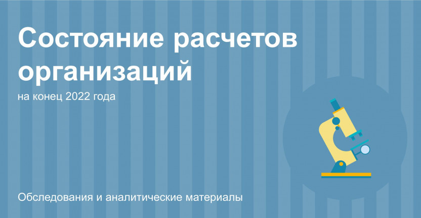 О состоянии расчетов организаций Мурманской области на конец 2022 года